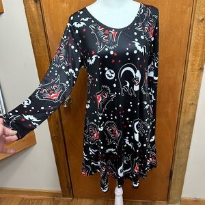 Black Cat Halloween Tunic/Dress 🎃🐈‍⬛👻